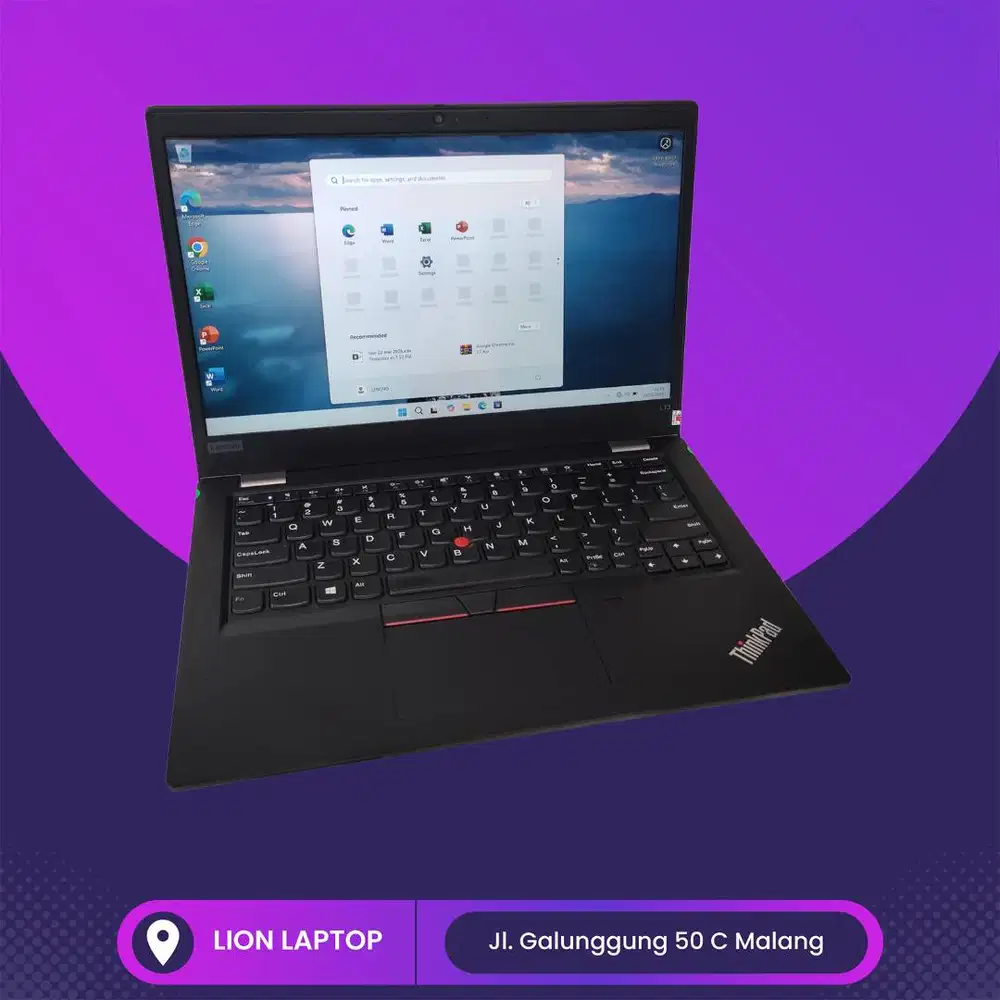 i5 Gen 10 Slim RAM 8GB SSD 256GB Lenovo Thinkpad L13 [05|09]