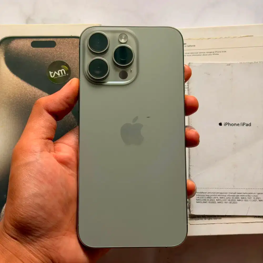 iPhone 15 Promax 256GB Second iBox Fullset