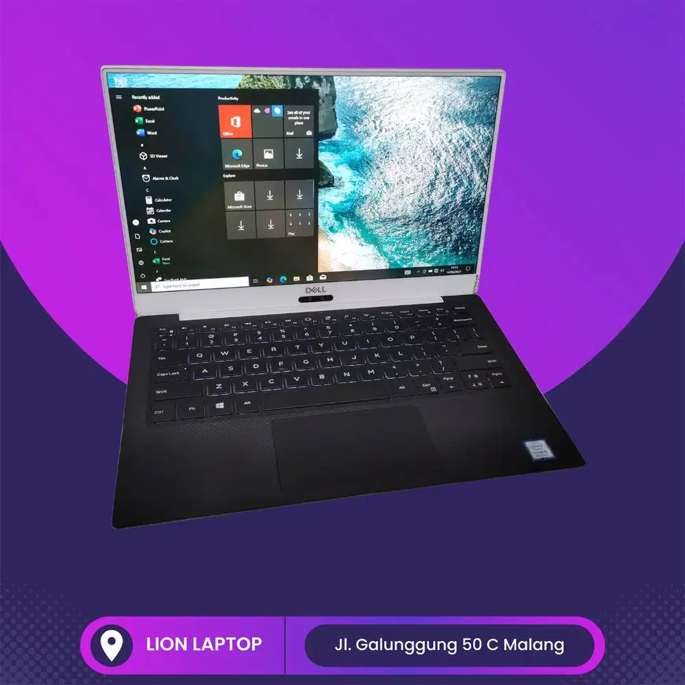 Slim & Ringan Core i5 RAM 8 SSD 256 DELL XPS 13 9370 [05|09]