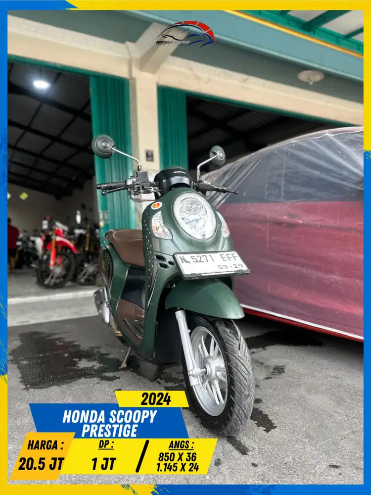 HONDA SCOOPY PRESTIGE 2024 READY LURR HIKMAH MOTOR KEPUH MALANG