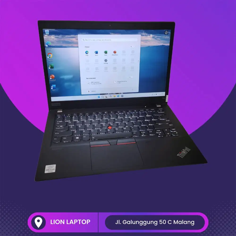 RAM 16GB Slim Core i5 Gen 10 SSD 256GB Lenovo Thinkpad T14s [05|09]