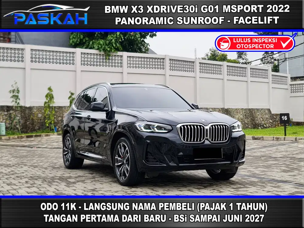 BMW X3 M Sport 2023 X3 xdrive30i Msport 2023 MSport Odo=11k Bunga=4.5%