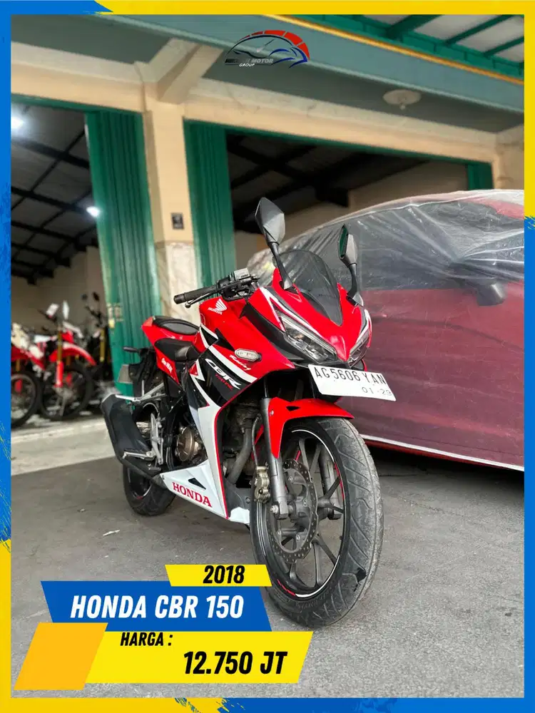HONDA CBR 150 2018 PLAT AG MURAH CIAMIK HIKMAH MOTOR KEPUH MALANG