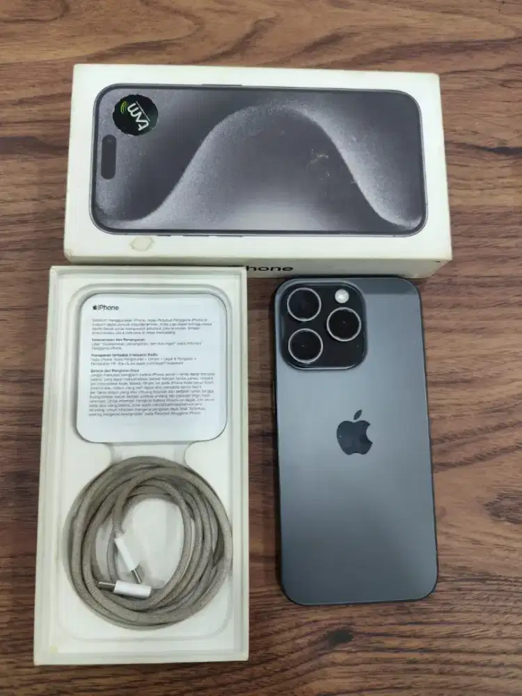 Iphone 15 Pro 128gb bh80% mulus fullsheet ex ibox