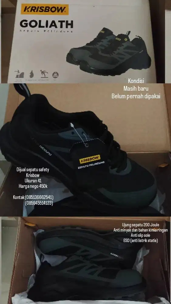 Krisbow Sepatu Safety (New Model)