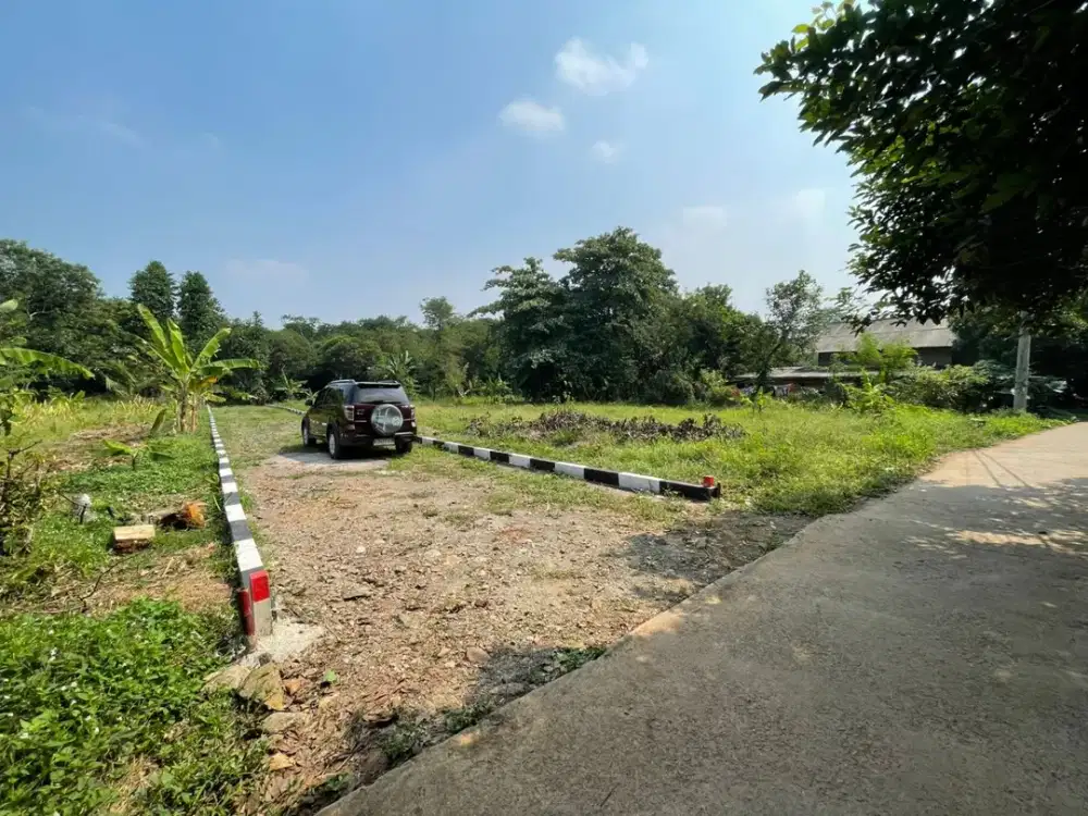 Kavling  Setu 1Jtan/m Strategis Dekat Tol Burangkeng - SHM Siap Balik Nama - Cocok Invest/Hunian