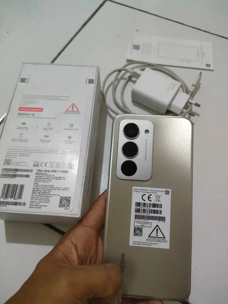 Redmi 15 matot 8/128gb fullset ori