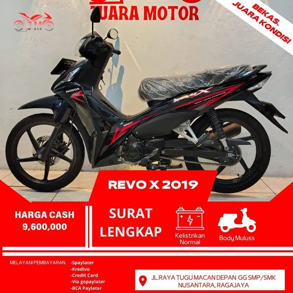 HONDA REVO X 2019 SURAT LENGKAP MESIN HALUS SIAP PAKAI NO KENDALA