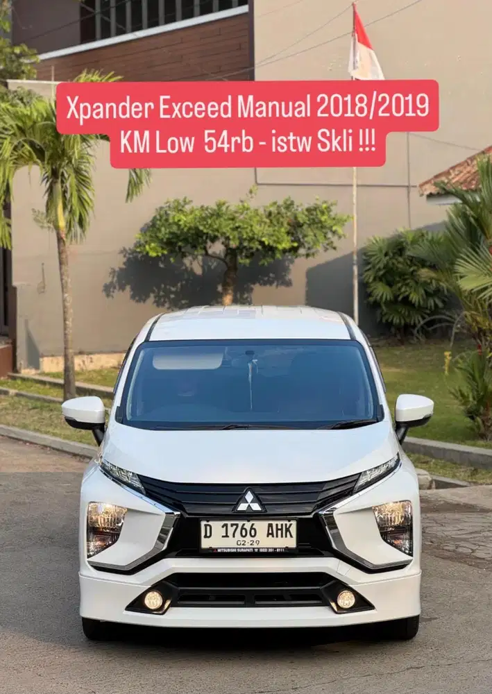 KM low - Xpander Exceed Manual 2018 pake an 2019 facelift murah