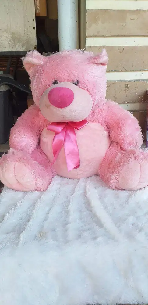 Boneka Panda ukuran tinggi sekitar 40 cm, mulus