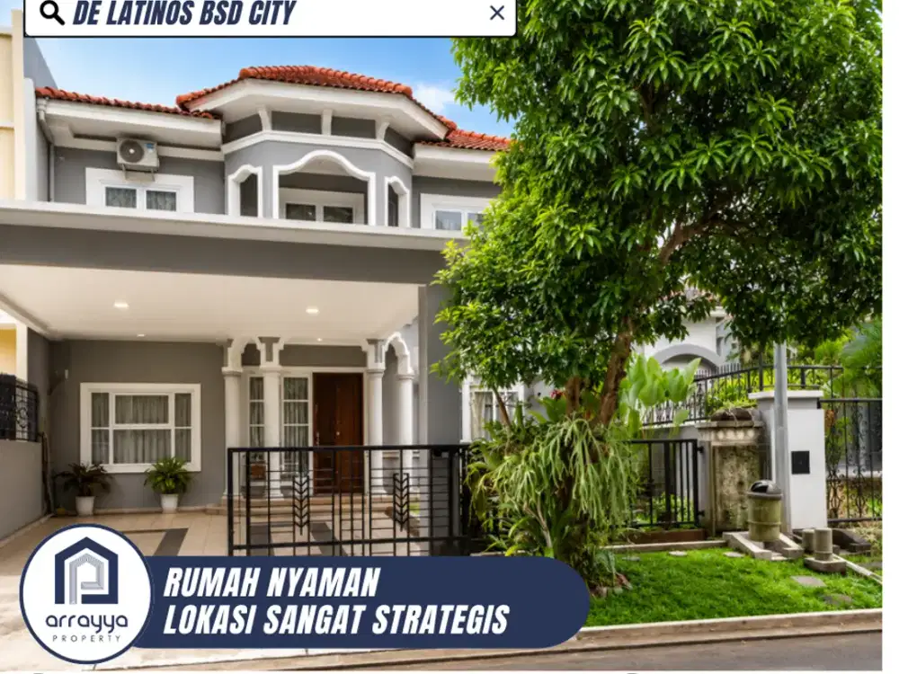 DIJUAL RUMAH CANTIK SIAP HUNI LINGKUNGAN ASRI DI DELATINOS BSD (LSB37)