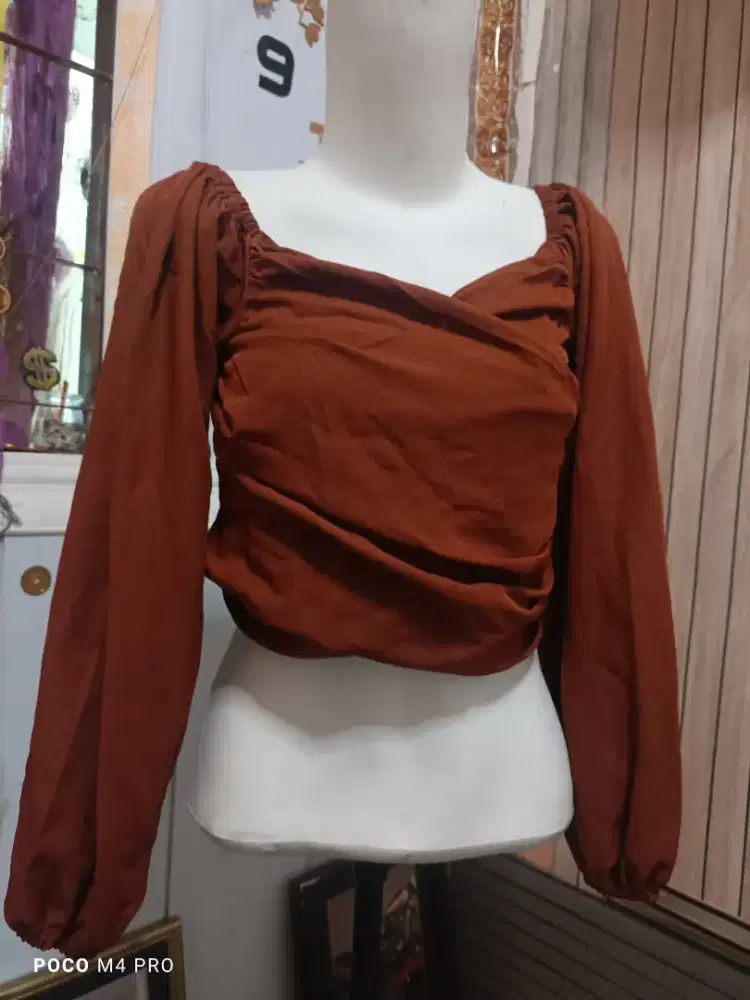 Atasan coklat size s
