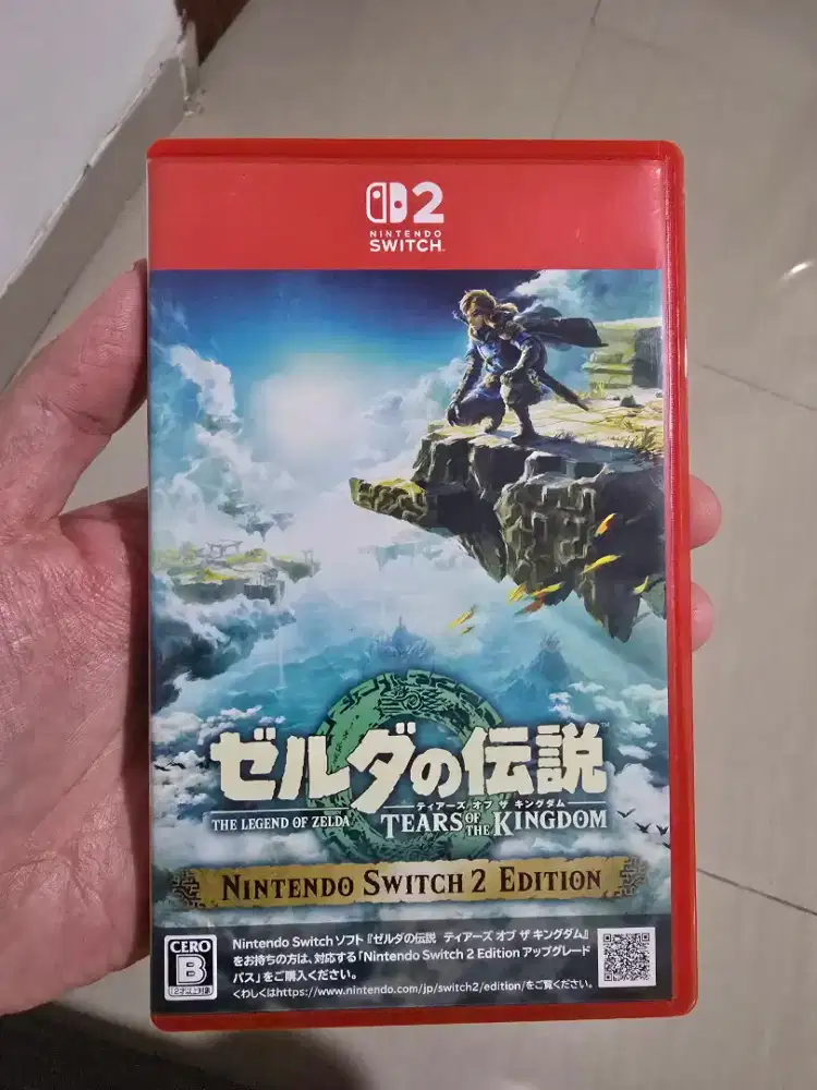 Zelda totk Switch 2 cartridge