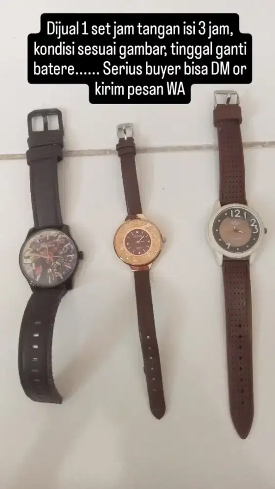 Bundling jam tangan second