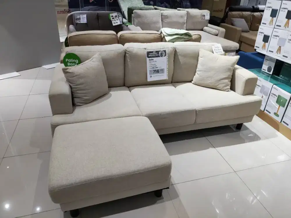 Jual sofa L murah