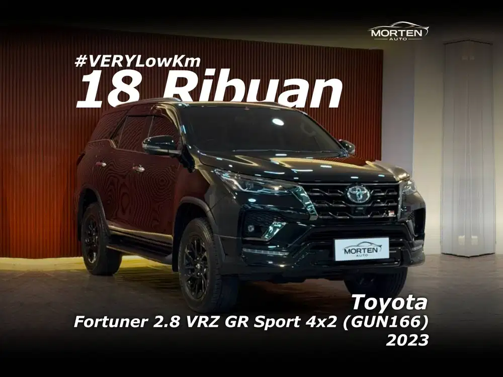 [VERY Low Km!!!] Toyota Fortuner 2.8 VRZ GR Sport 4x2 (GUN166) 2023
