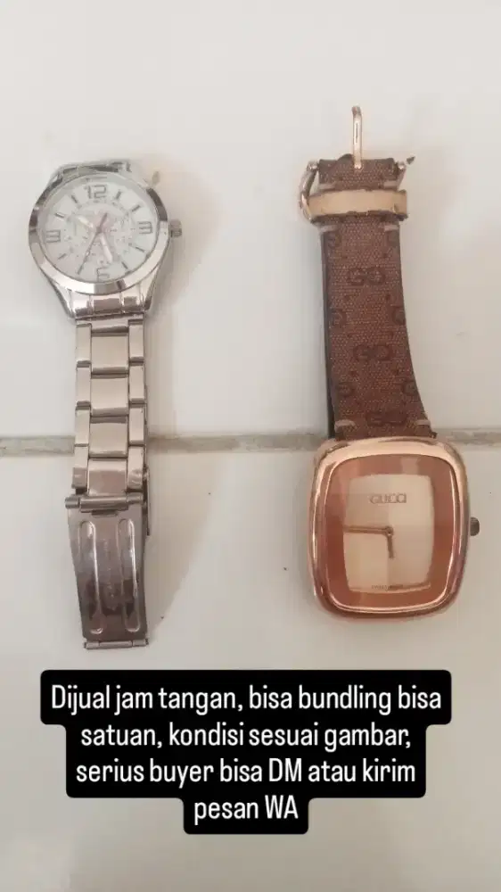 Bundling jam tangan second