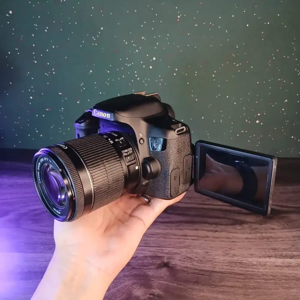 CANON EOS 750D KIT STM BLACK GOOD CONDITION