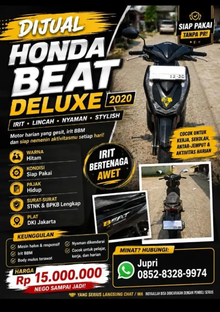Dijual beat deluxe 2020