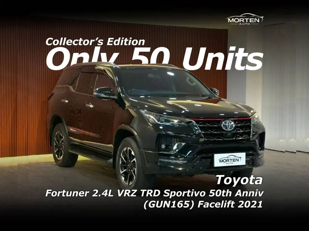 [Collector's Edition!!!] Toyota Fortuner 2.4 VRZ TRD Sportivo 2021