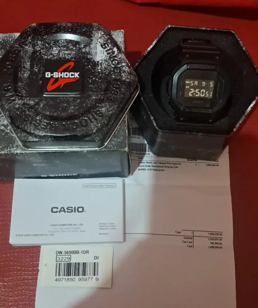Jam Tangan Pria CASIO GSHOCK DW-5600BB-1DR