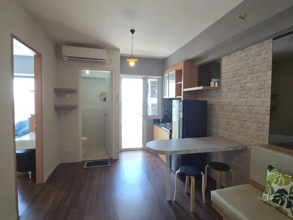 DIJUAL APARTEMEN EDUCITY 2 BR PLUS PRINCENTON LANTAI 11 FULL FURNISHED NEW SEMUA PERABOTAN BARU