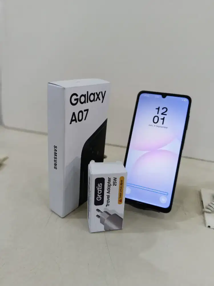 samsung A07 6/128 ,,mulus seperti baru,belum pernah bongkar,fulset