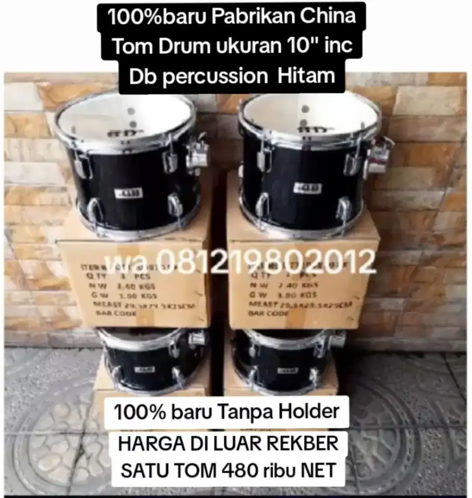 100%br TOM 10 DRUM CHINA