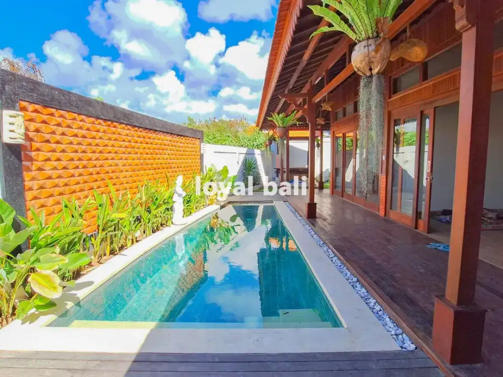 VILLA, TRANQUIL JOGLO VILLA WITH PRIVATE POOL IN BENOA, BALI