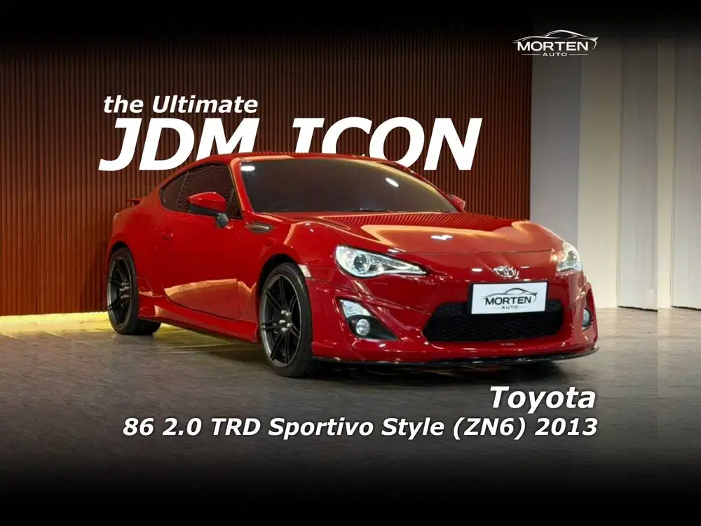 [SUPER Low Km!!!] Toyota 86 2.0 TRD Sportivo Style (ZN6) 2013