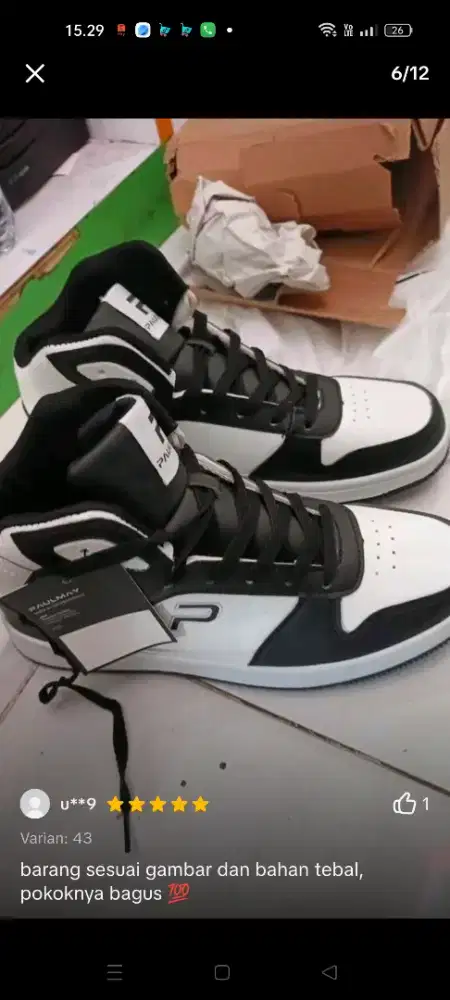 Sepatu paulmay UK 39