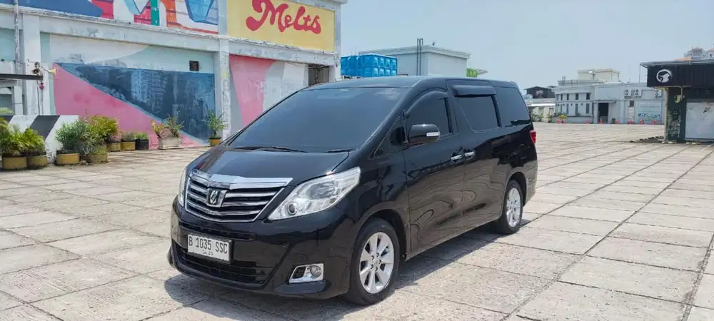 Toyota Alphard X at autometik Hitam 2012 tdp cuman 12jt