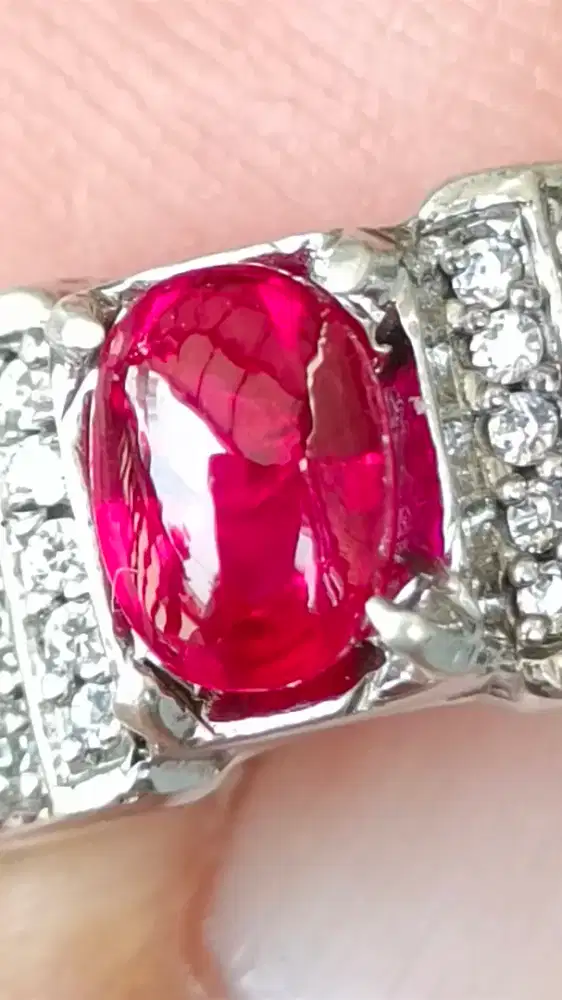 (WAJIB Transaksi Offline) Permata Ruby Burma NTD BerCertificate