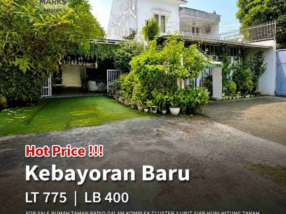 BEST PRICE! CLUSTER 3 RUMAH SIAP HUNI – RADIO DALAM, KEBAYORAN BARU

 Taman Radio Dalam, Kebayoran Baru, Jakarta Selatan
