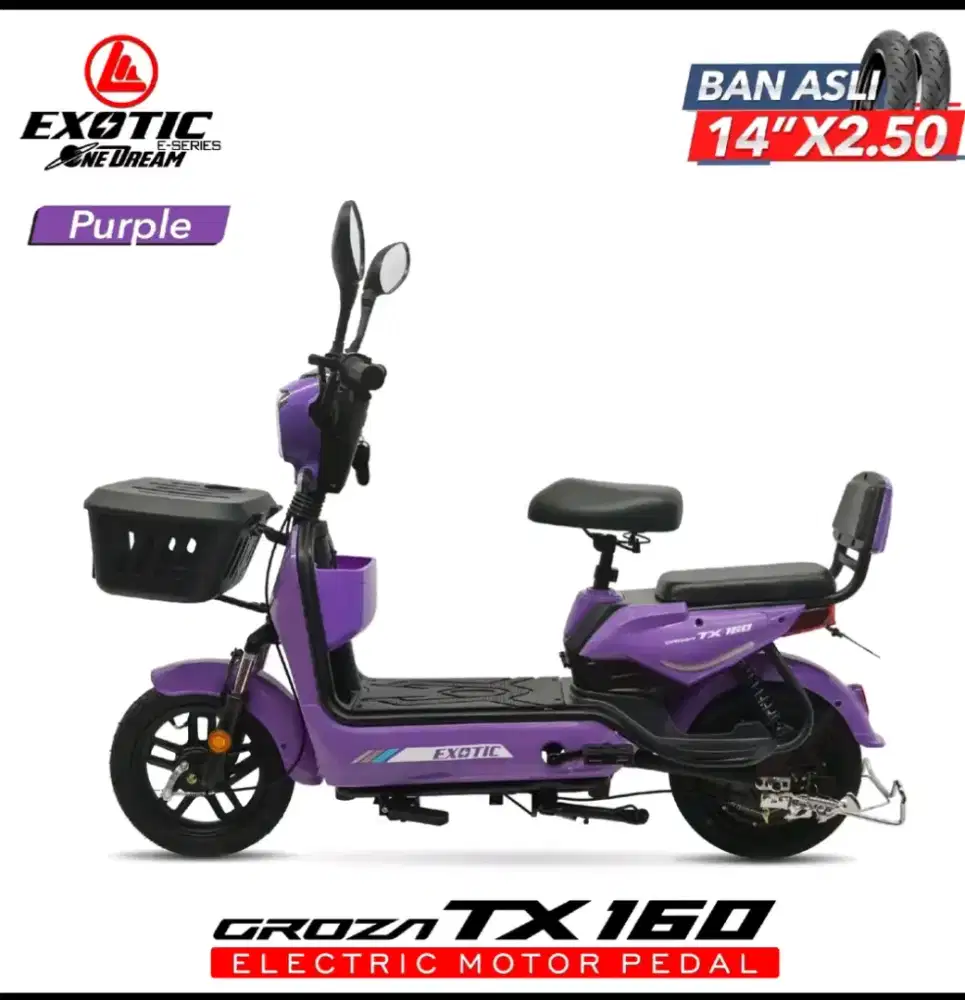 Sepeda listrik Pasific exotic