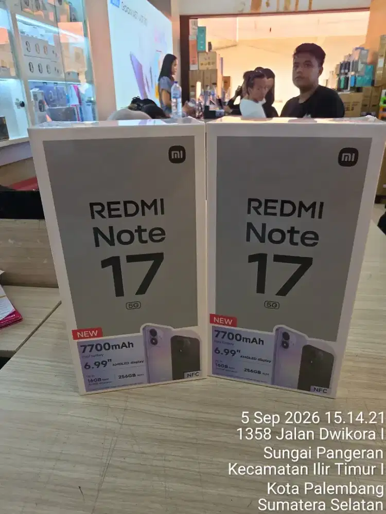 XIAOMI REDMINOTE 17 5G RAM 8+8/256GB GARANSI RESMI XIAOMI