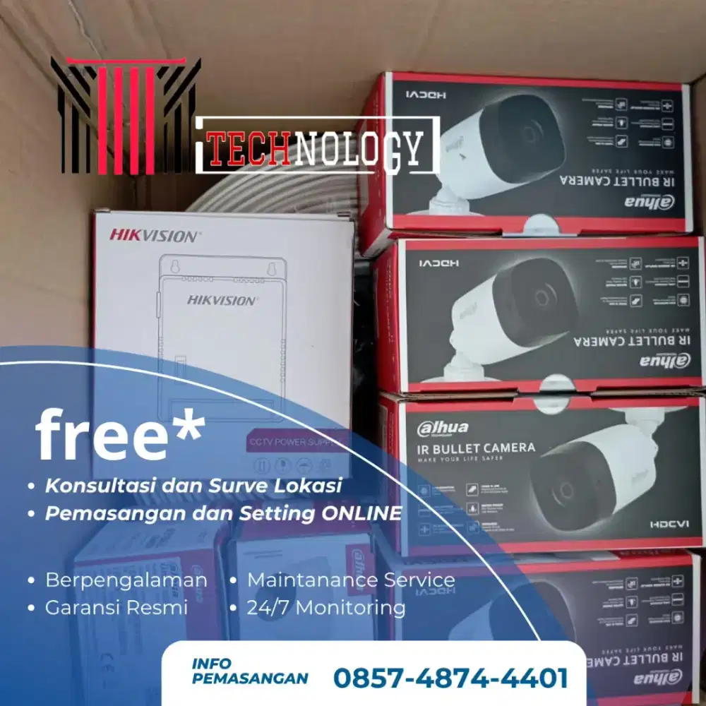 PAKET CCTV FULL HD, Free Surve dan Pemasangan