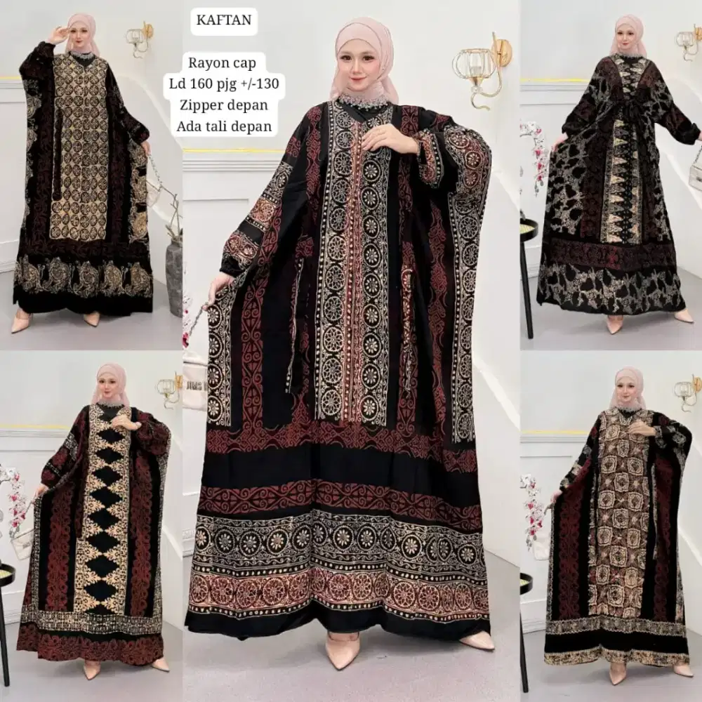 Kaftan batik terbaru