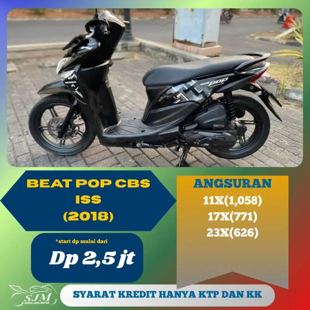 HONDA BEAT POP CBS ISS 2018 MESIN HALUS