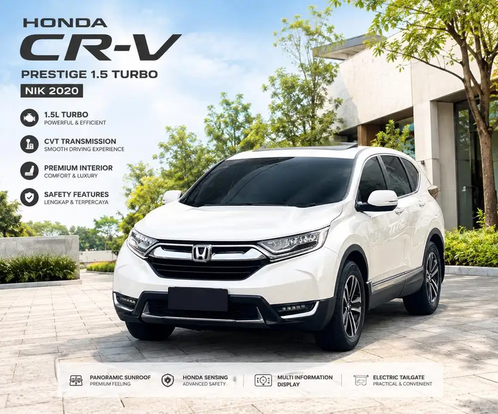 Honda CRV Prestige Nik 2020 Low Km Service Record Garansi 1 Tahun