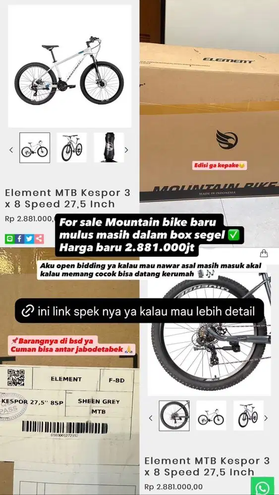 Jual murah edisi mau pindahan
