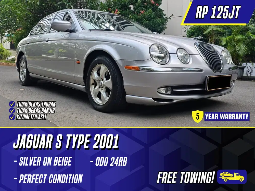 Jaguar S Type 2001 Silver on Beige Grey Abu-abu Abu S-Type Stype