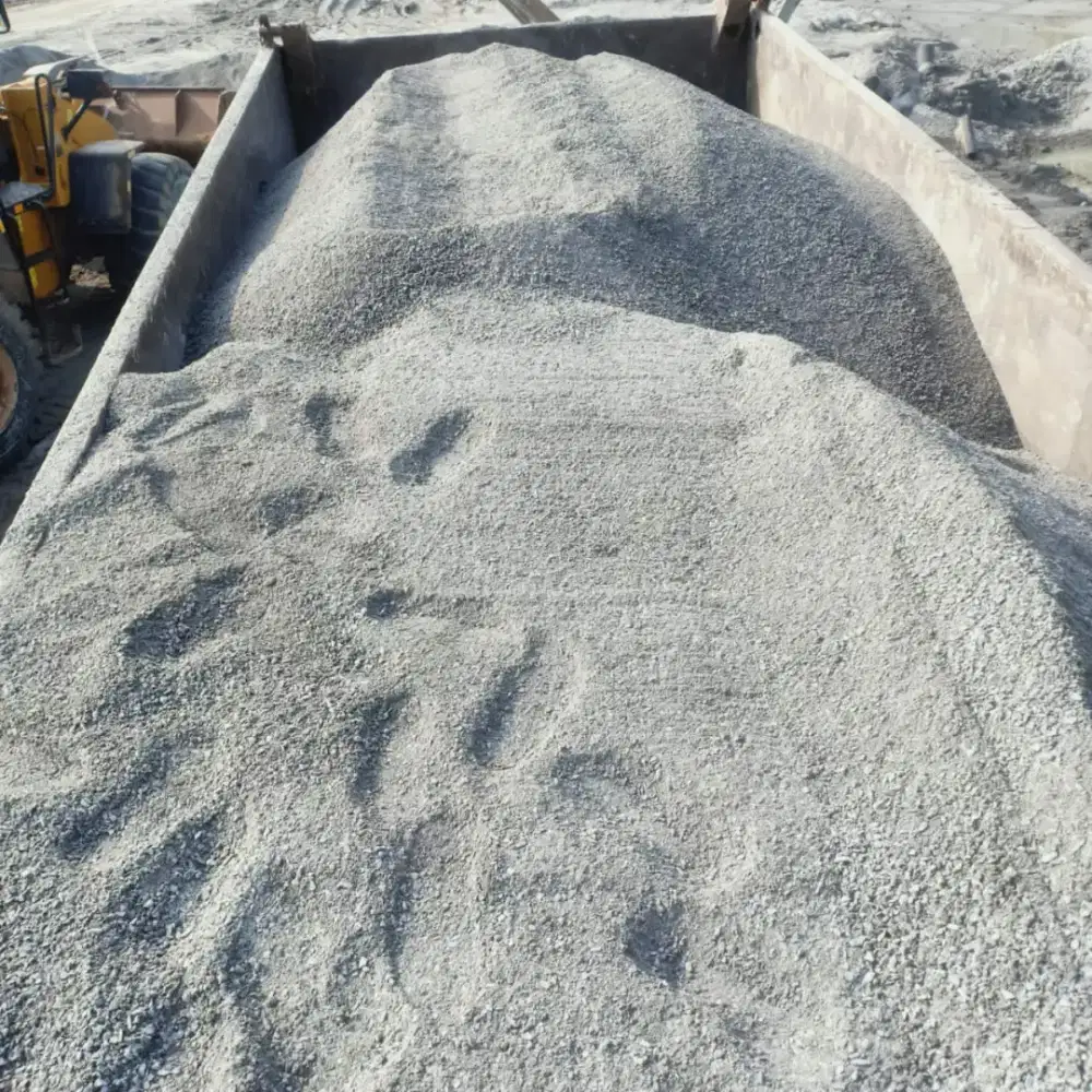 Abu batu sirtu gunung limestone batu makadam sirdam