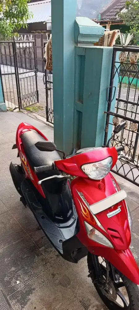 Mio Sporty 2008 Merah Maroon Api