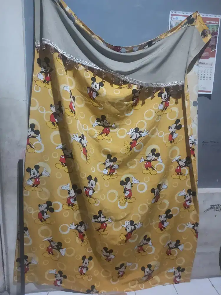 Gorden jendela + gagangnya