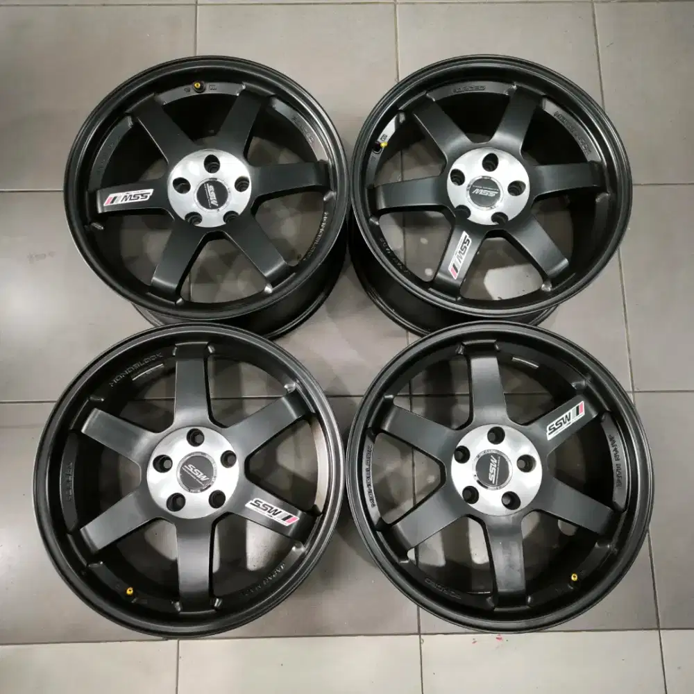 Velg Te37 R18 5x114 By SSW Thailand Kondisi mulus