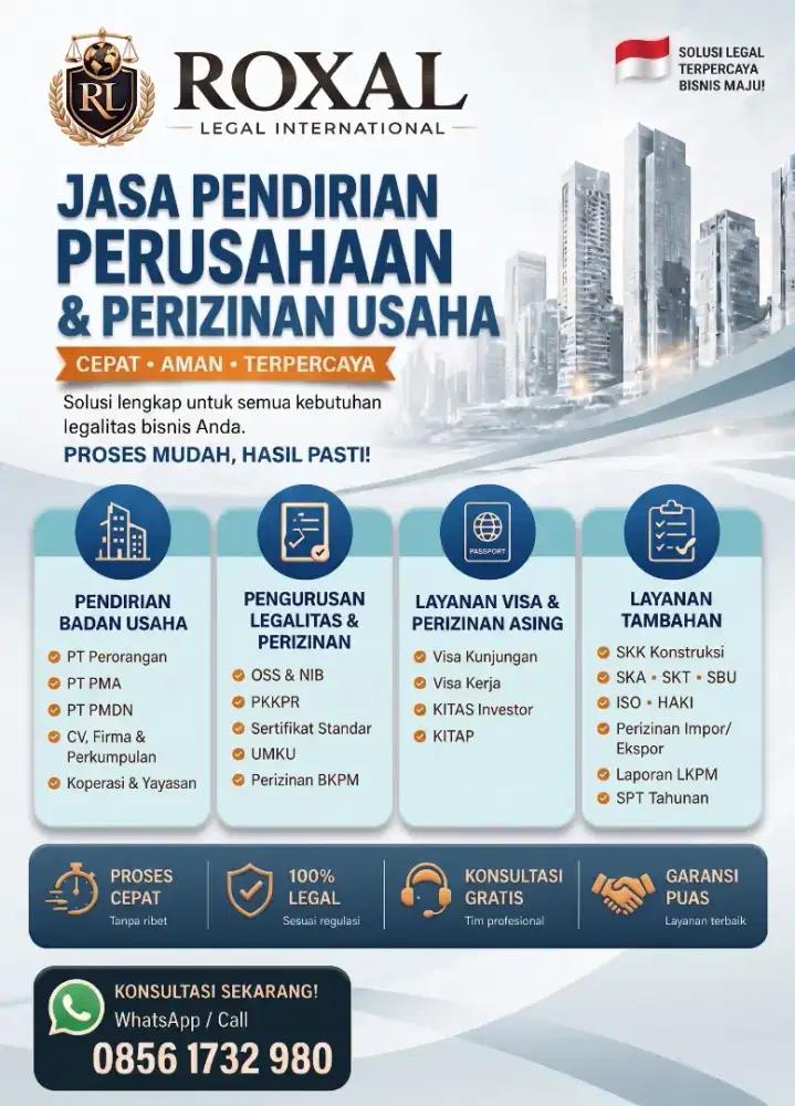 Mau Bikin PT, CV, Izin Orang Asing, atau Urus Pajak?