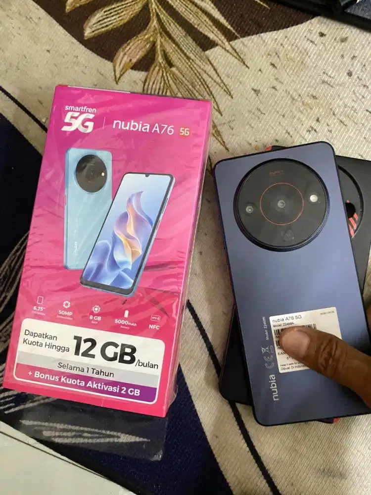 Hp nubia a76 5g 8/128gb mulus fullset