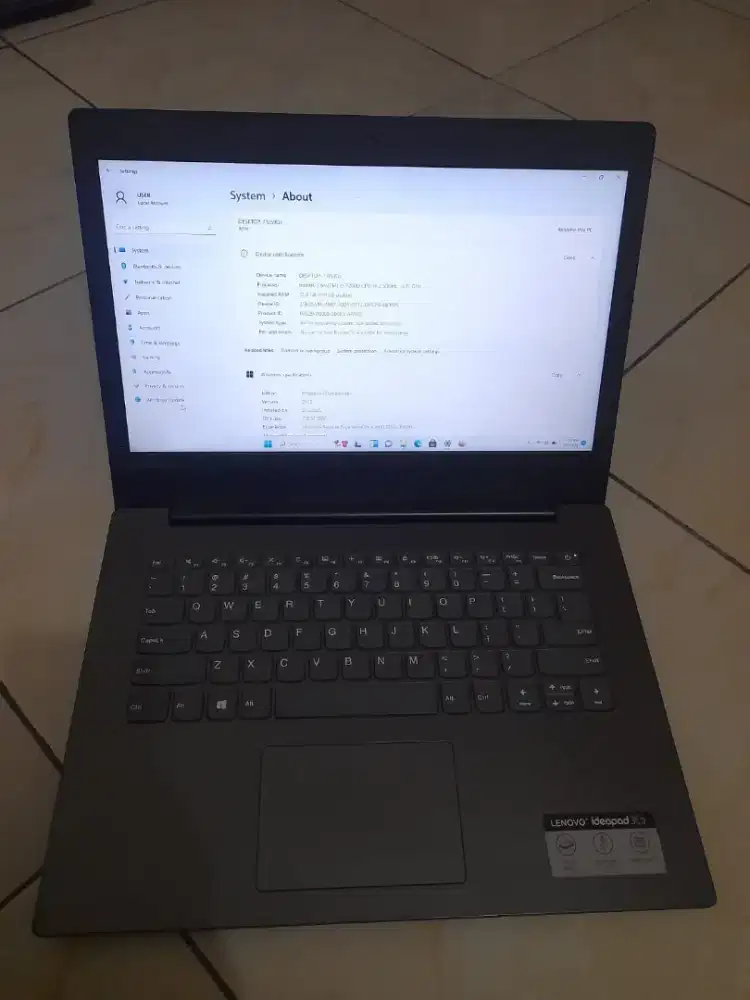 Lenovo ideapad 320 i5 gen7 ram 12gb