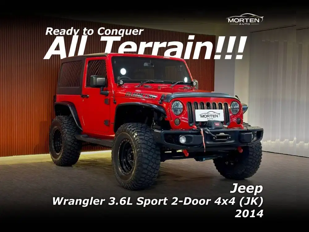 [Super Low Km!!!] Jeep Wrangler 3.6L Sport 2-Door 4x4 (JK) 2014